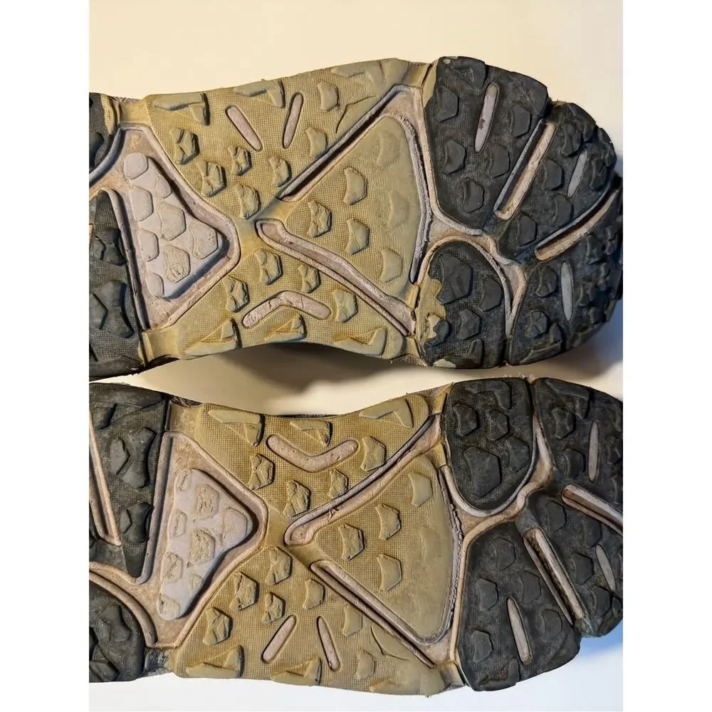 Hoka One One Gray and Blue Women's Athletic Shoes 9